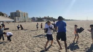 Santa Monica beach Kids Martial Arts class