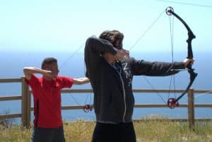 Archery at Kung Fu Retreat - Letting go