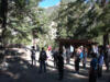 04. KihonOutside lining up martial arts retreat